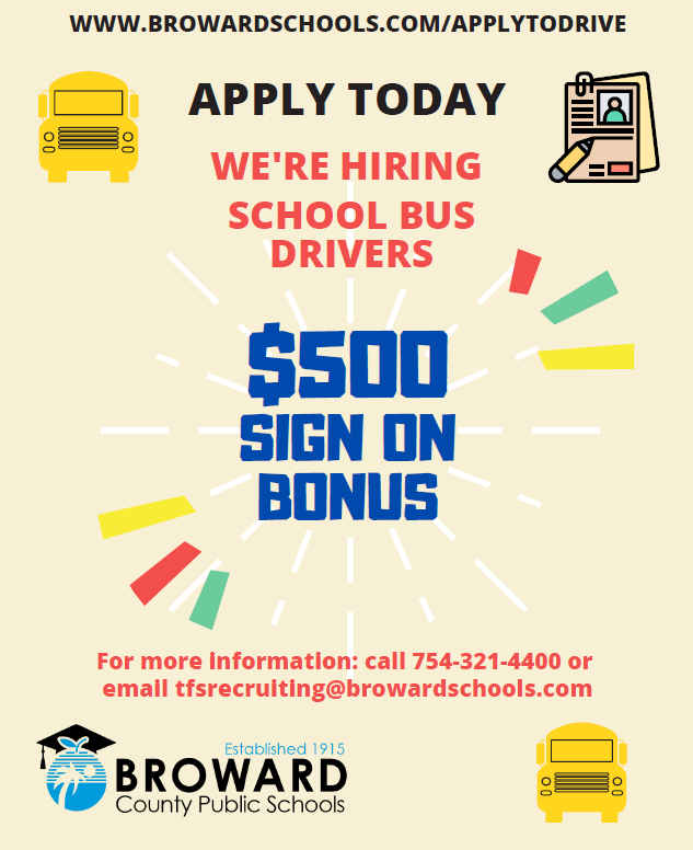  BCPS is Hiring Bus Drivers